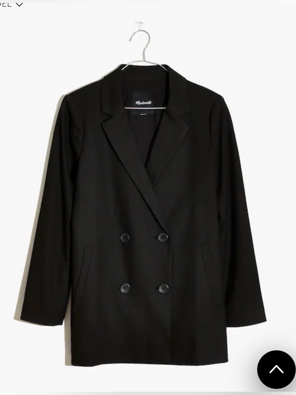 Madewell Caldwell Double Breasted Blazer